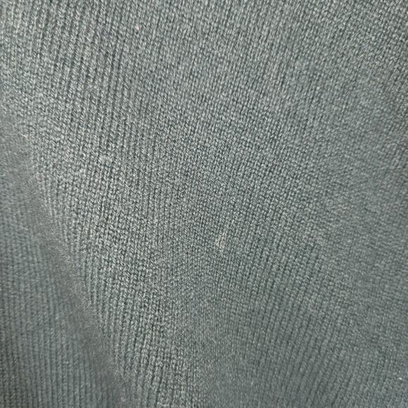 Vtg Lands End Sweater Mens Sweater Green XL Cashmere Blend Preppy y2k Academia - Picture 6 of 11